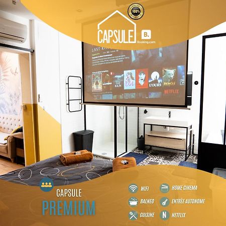 Capsule Premium Balneo & Home Cinema วาลองเซียนส์ ภายนอก รูปภาพ