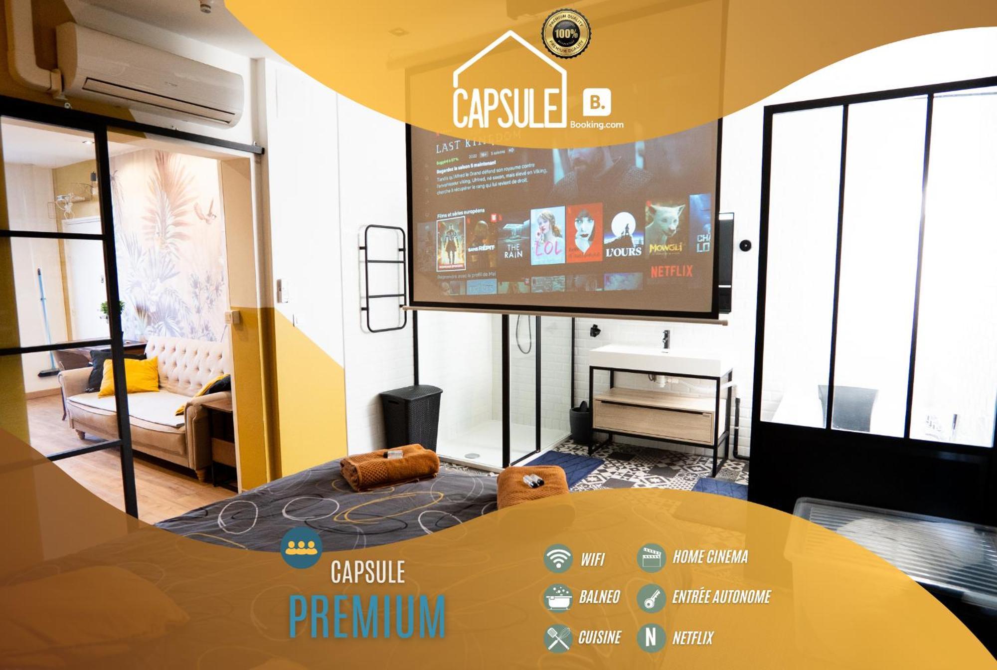 Capsule Premium Balneo & Home Cinema วาลองเซียนส์ ภายนอก รูปภาพ